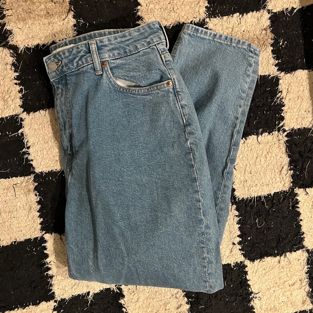 H&M vintage straight mom jeans